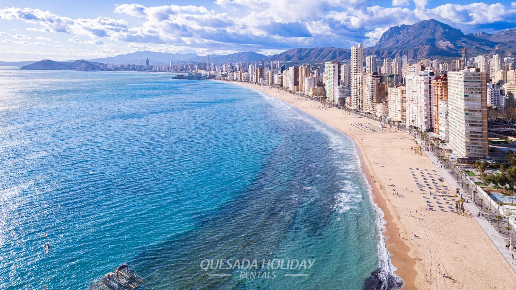 100Mts To Beach, Luxury Apartment Benidorm Encanto Eksteriør billede