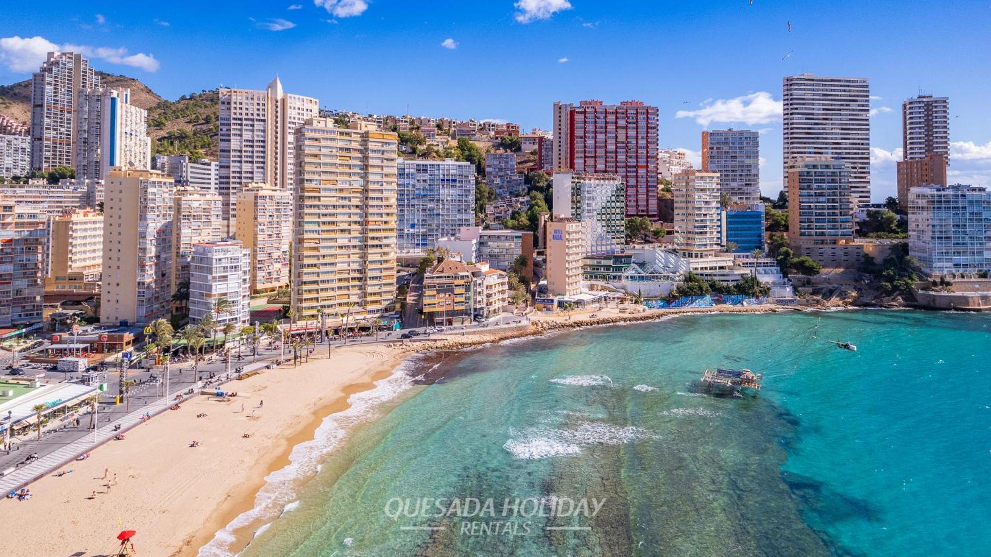 100Mts To Beach, Luxury Apartment Benidorm Encanto Eksteriør billede