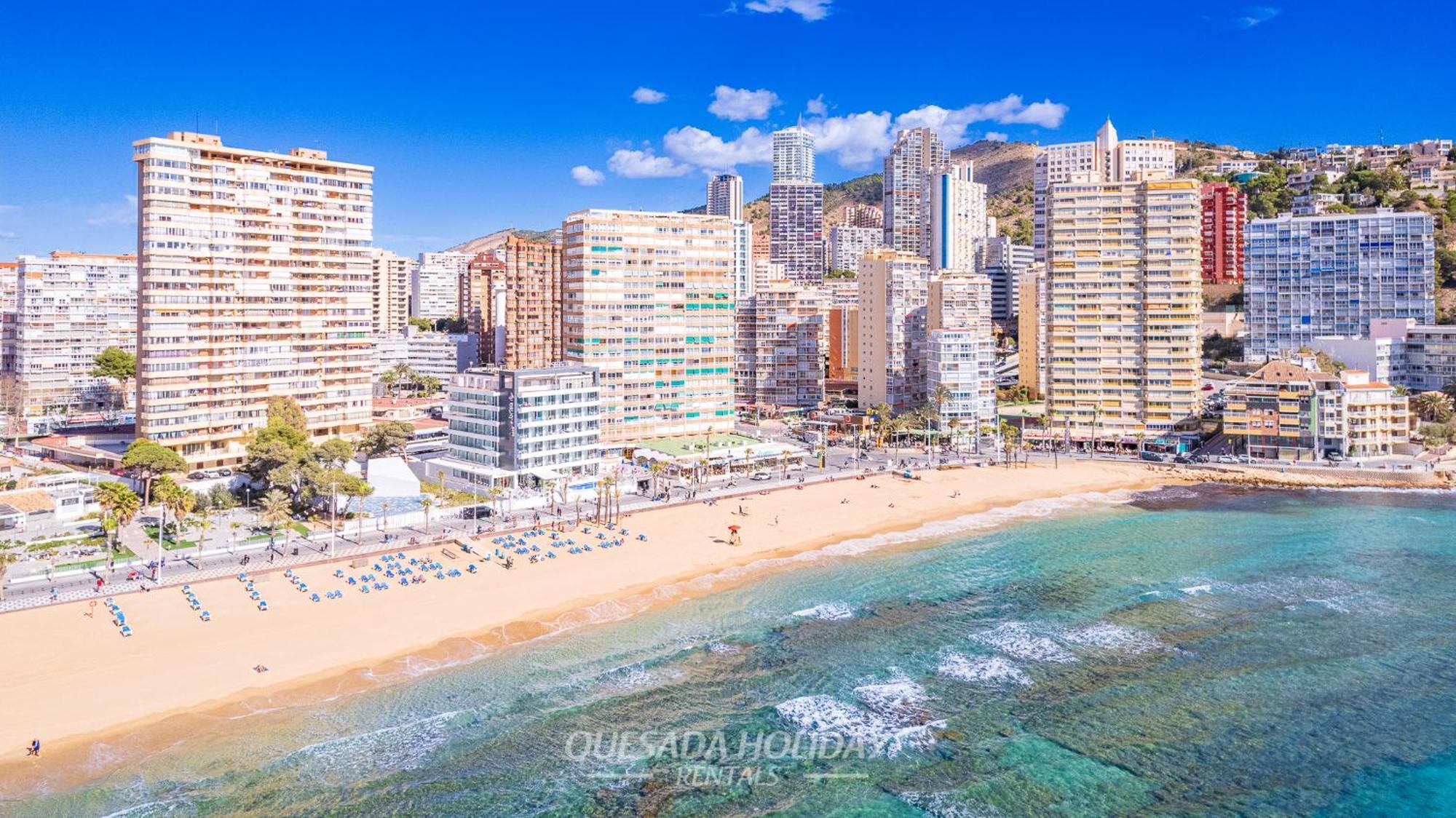 100Mts To Beach, Luxury Apartment Benidorm Encanto Eksteriør billede