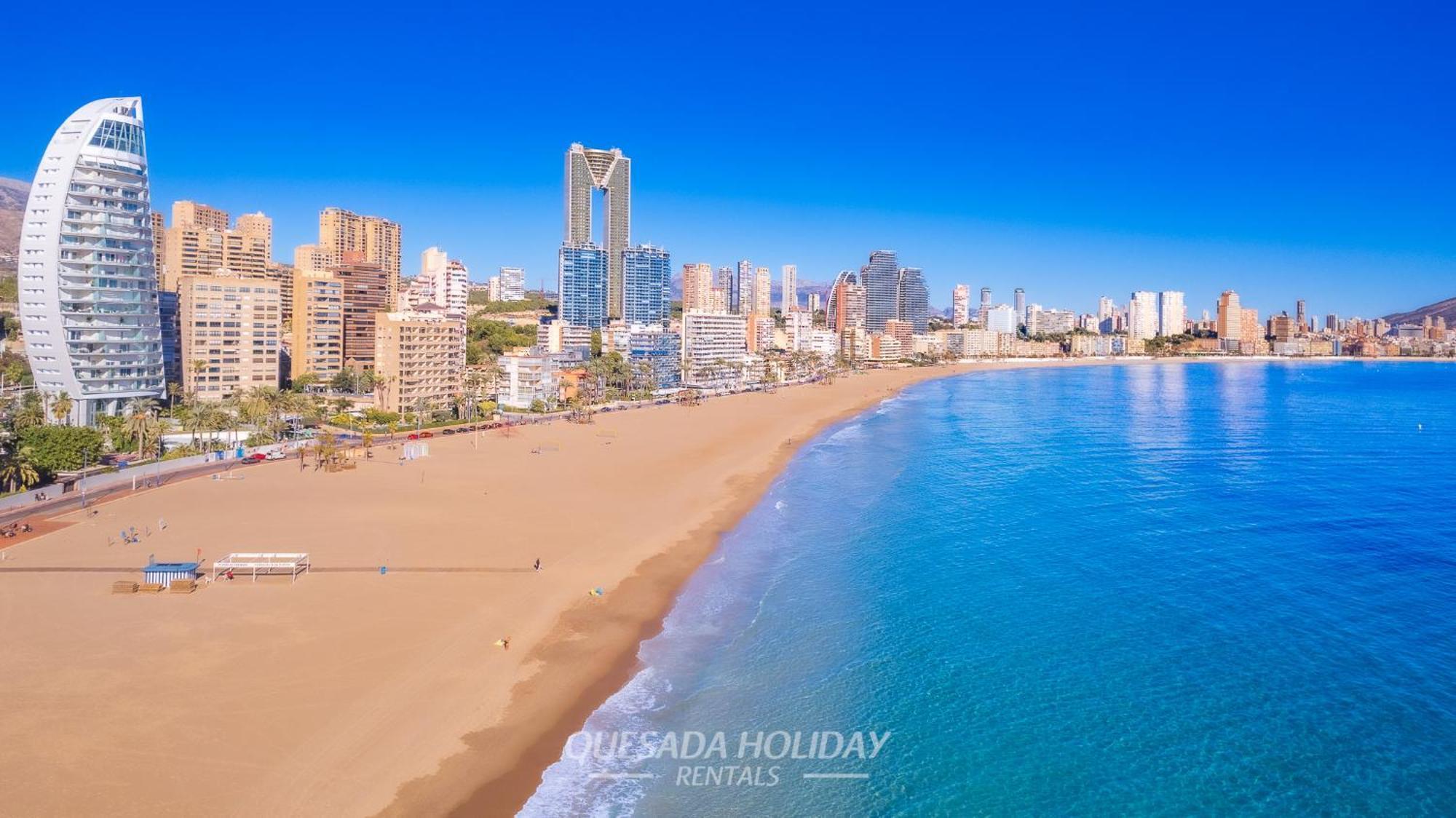 100Mts To Beach, Luxury Apartment Benidorm Encanto Eksteriør billede